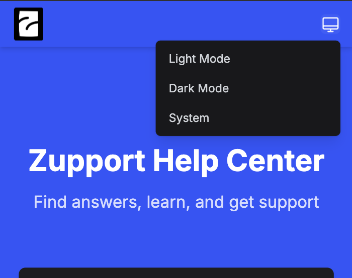 Dark Mode